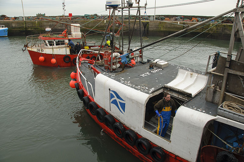 Trawlers Pittenweem Fife Scotland UK